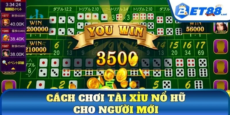 Cách chơi Tài Xỉu nổ hũ cho người mới