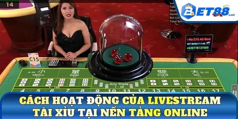 Cách hoạt động của livestream tài xỉu tại nền tảng online