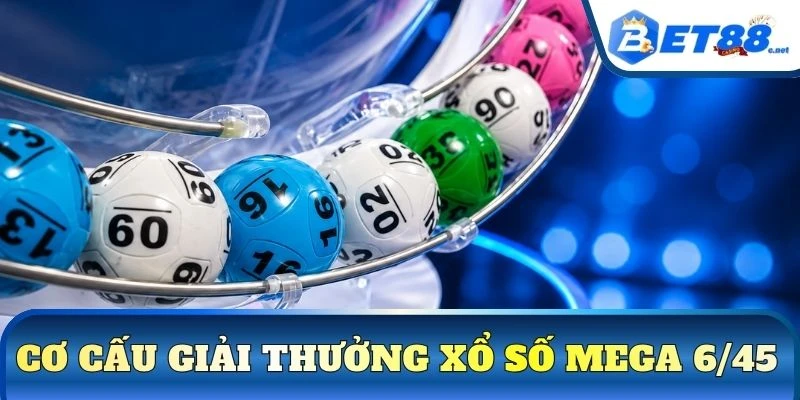 Cơ cấu giải thưởng xổ số Mega 6/45