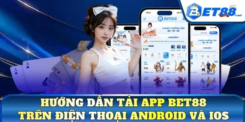 Hướng dẫn tải app BET88 trên điện thoại Android và iOS